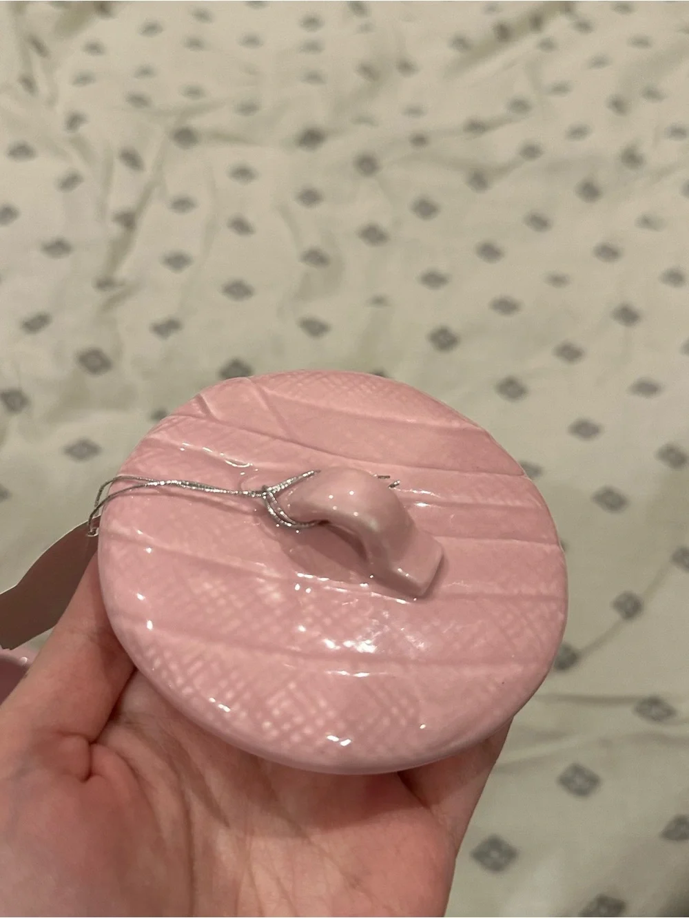Pink Mummy Halloween Sugar Pot